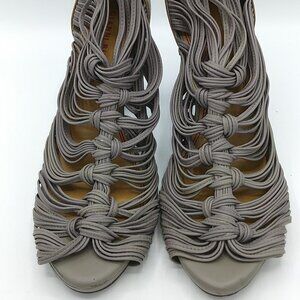 Gianni Bini Tan Taupe Open Toe Heels - 10M